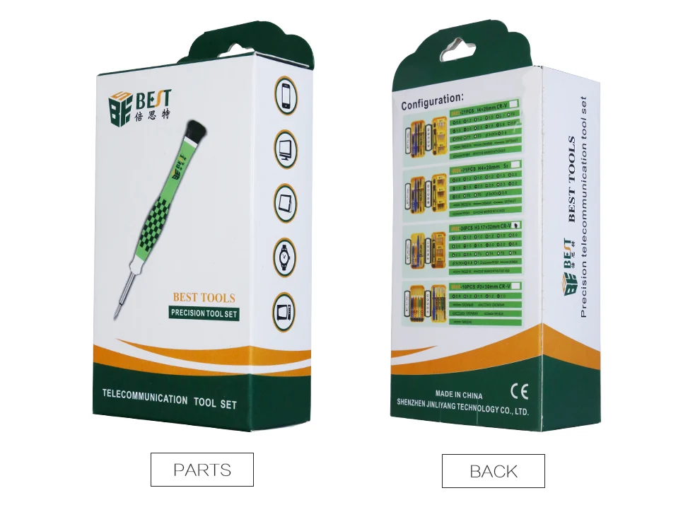 BEST-8926 10 in 1 Multi Repair Phone Opening Pry Screwdriver Tool Set for iPhone 8 7 MacBook Air Pro