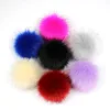 Wholesale faux fur pom Artificial hair DIY poms Stud on hat