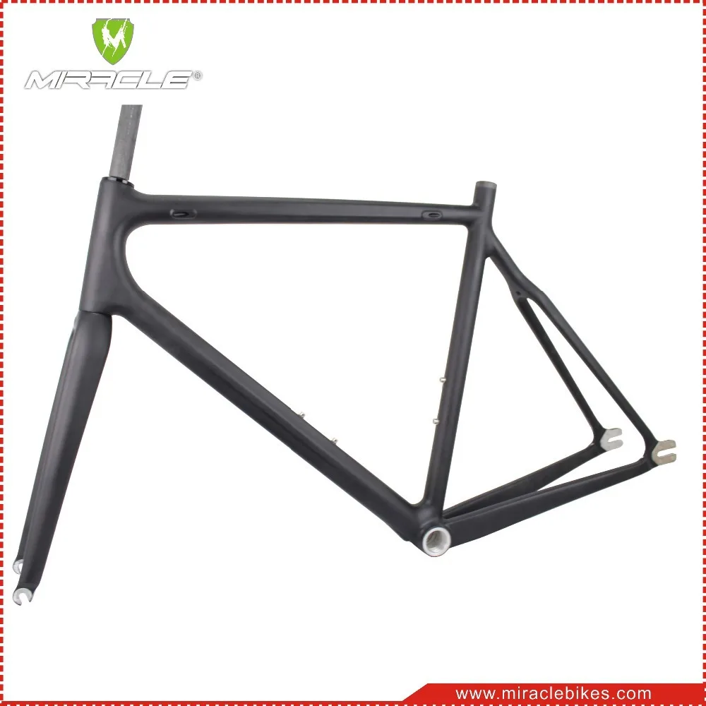 Latest Miracle Full Carbon Fixed Gear Bike Frame,Single Speed Bike