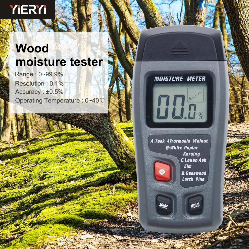 New Digital Wood Humidity Tester Moisture Meter