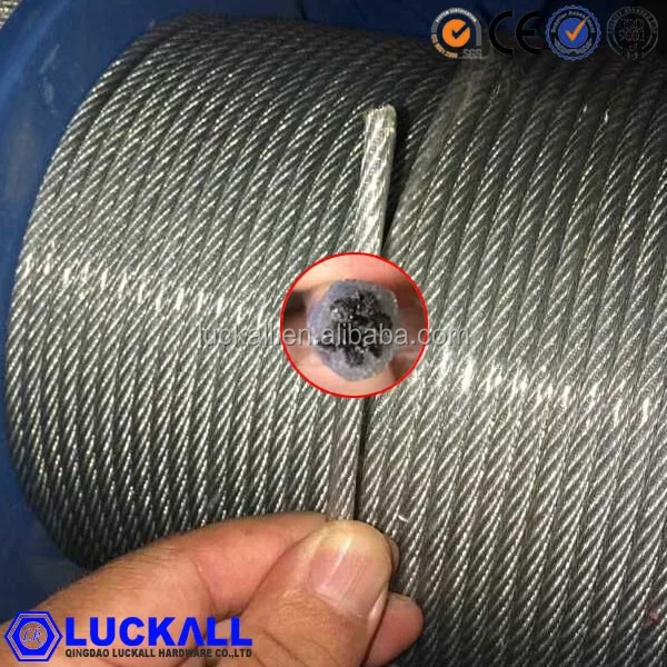 Wire Rope Fiber Core Wire Rope Steel Core Wire Rope 6x15 Fc Buy Wire