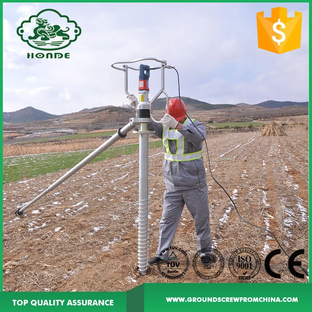 Pile Driving Post Anchor Ground Screw Driver Buy Ground Screw Driver
