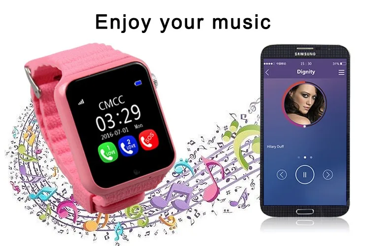 Free Shipping cost 2 Piceces of Bluetooth SIM Card Smart Watch