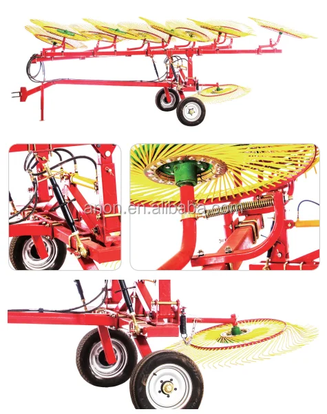 3 Point Hay Rake for Sale - ANON Agricultural Farm Tractors