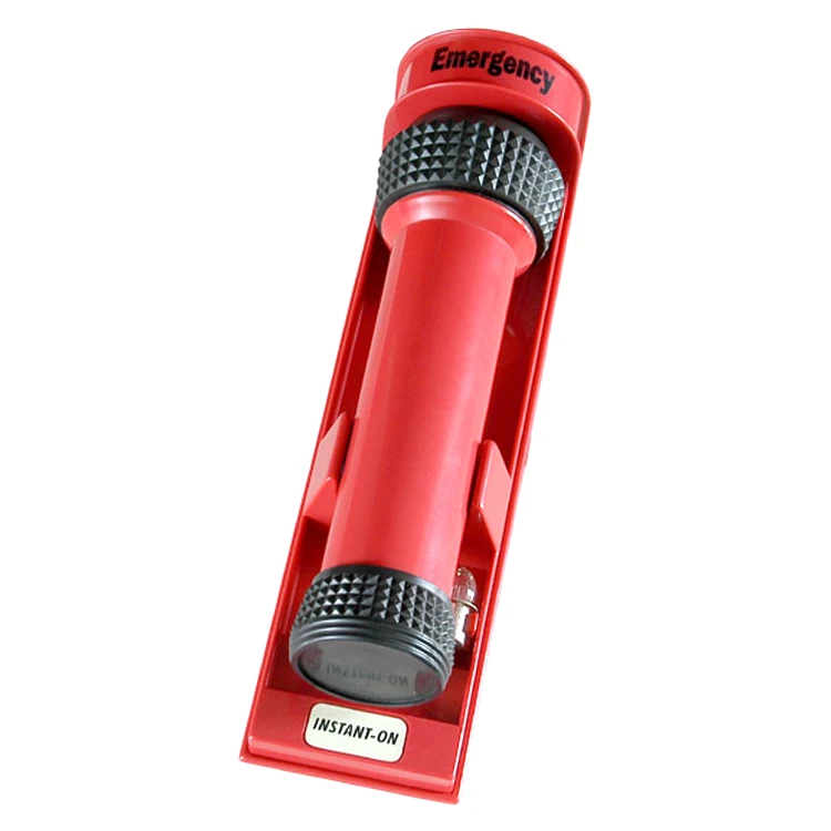 Wall Mounted Flashlight Plastic Emergency Rechargeable Hotel Hanging