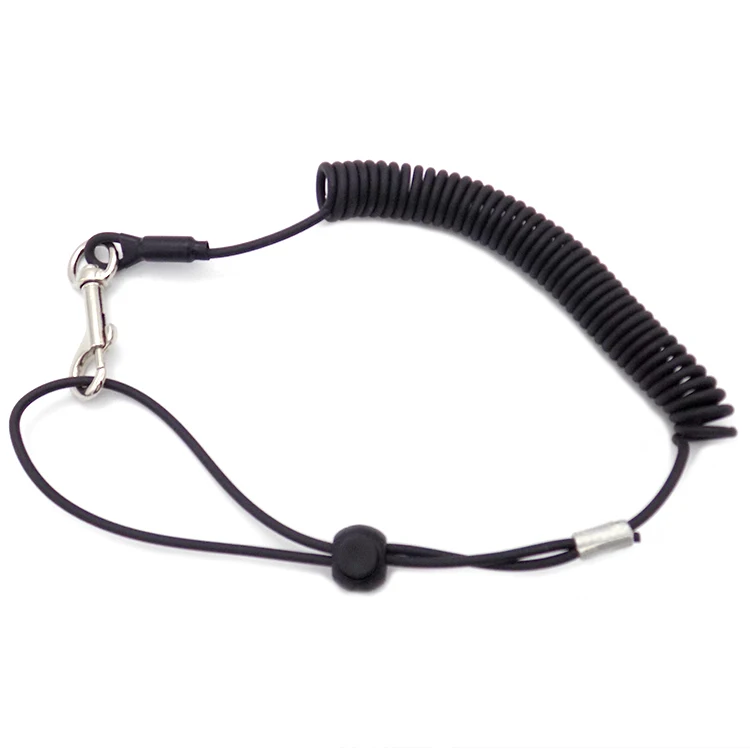 spiral coil lanyard tether
