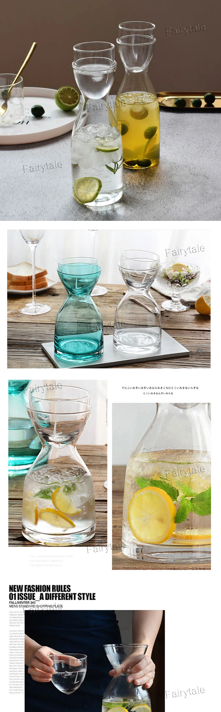  Transparent Glass Pot 