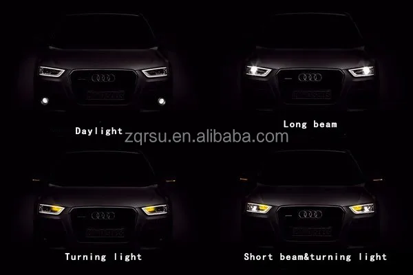 Hid Xenon Led Headlights For Audi Q3 2013-2016 8u0 941 005/006 Car 
