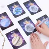 Custom Planet Sticky Notes Rainbow Self Stick Self-Adhesive Notes Notepads Posted Writing Pads Cute Fun Moon Sticky Note