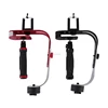 Black Red Handheld Video Stabilizer Camera Steadicam Stabilizer for Phone DSLR DV With Phone holder