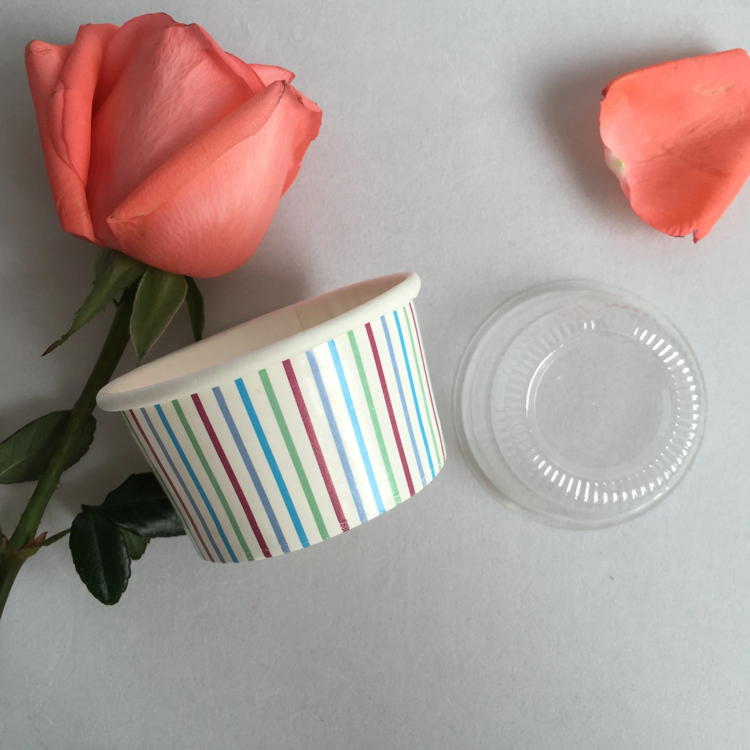 Wholesale Paper Cup Icecream/frozen Yogurt Container With Lid Buy