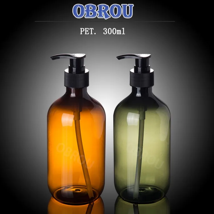 Eco Friendly Recyclable Luxury Custom 300ml 500ml Pe Pet Plastic Matte