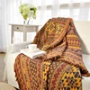Wholesale Custom Size Woven Tapestry Throw Sofa Cover Custom Woven Blanket