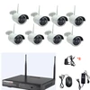 Home Security System 1080P Wireless 8 Channel HD Surveillance Camera kit