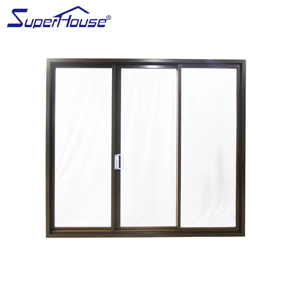 USA standard NAFS/AAMA low shreshold glazed aluminium sliding door