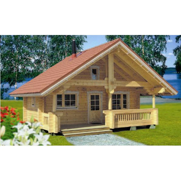 Eco Friendly Tiny Russian Pine Log House Prefabricated Timber