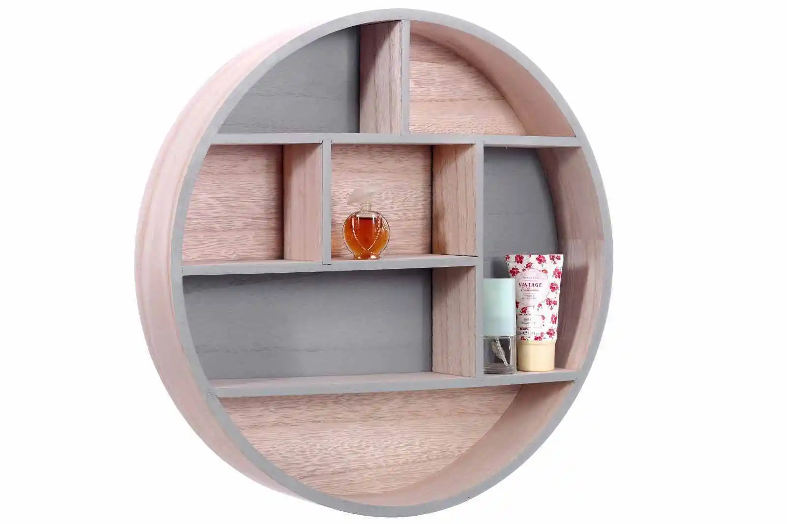 Home Decoration Gift Wooden Wall Hanging Storage Rack Display Shelf