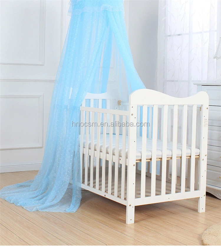 Palace Style Round Dome Baby Mosquito Net Princess Jacquard Mesh