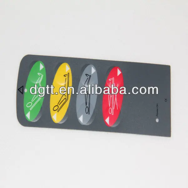 
Matrix sealed tactile metal dome membrane switch with led lights manufacturer 