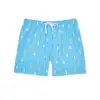 95polyester5spandex Boys Split Hem Swim Shorts