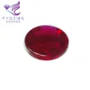 Precious Gem Checker Facets Synthetic Ruby Corundum Stone