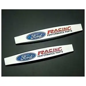 2pcs ST Grille Emblems Red Back Sticker Replacement for Ford Focus 2 Focus 3 FIESTA F-150 Kuga FUSION ESCAPE EDGE Metal Decal Badge