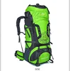 Promotional large grenm military back pack 70 liter waterproof backpack for hiking