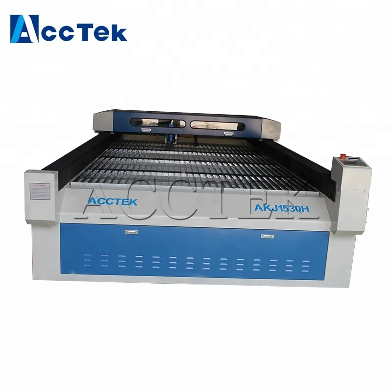 AccTek cnc co2 laser AKJ1530H metal laser cutting machine with beijing reci laser tube