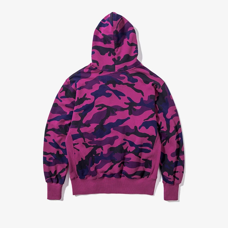 plain camo hoodie