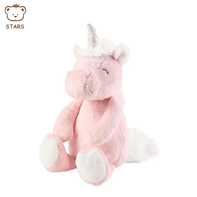 unicorn soft toy pink