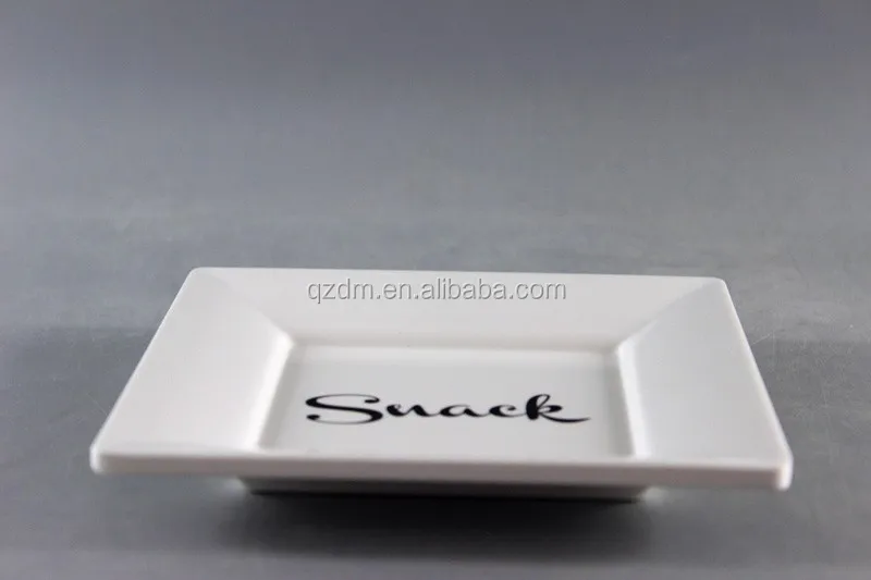 LFGB Grade Melamine Square Plate Square Dish