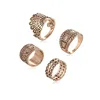180802107 vintage copper silver latest gold ring designs for girls rings jewelry women stack boho finger ring set for women