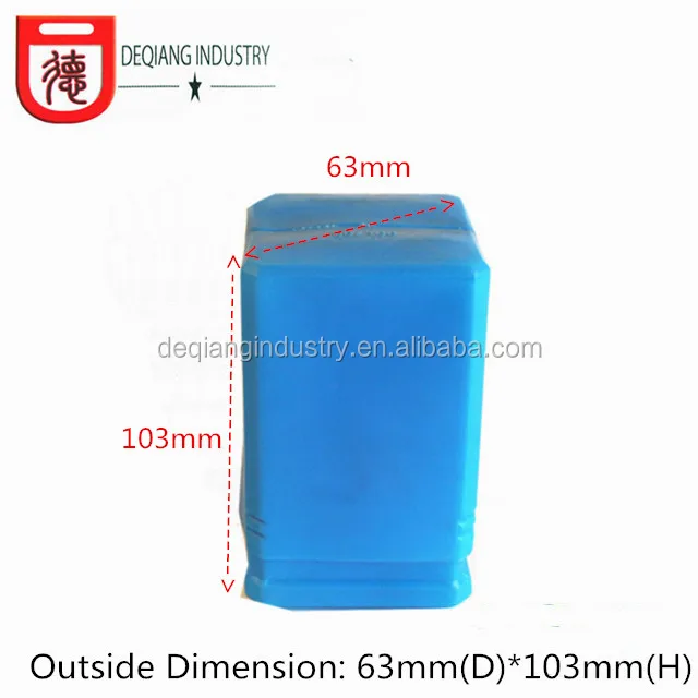 Plastic boxes for CNC machine tools packing Rectangular tool box 60mm*100mm