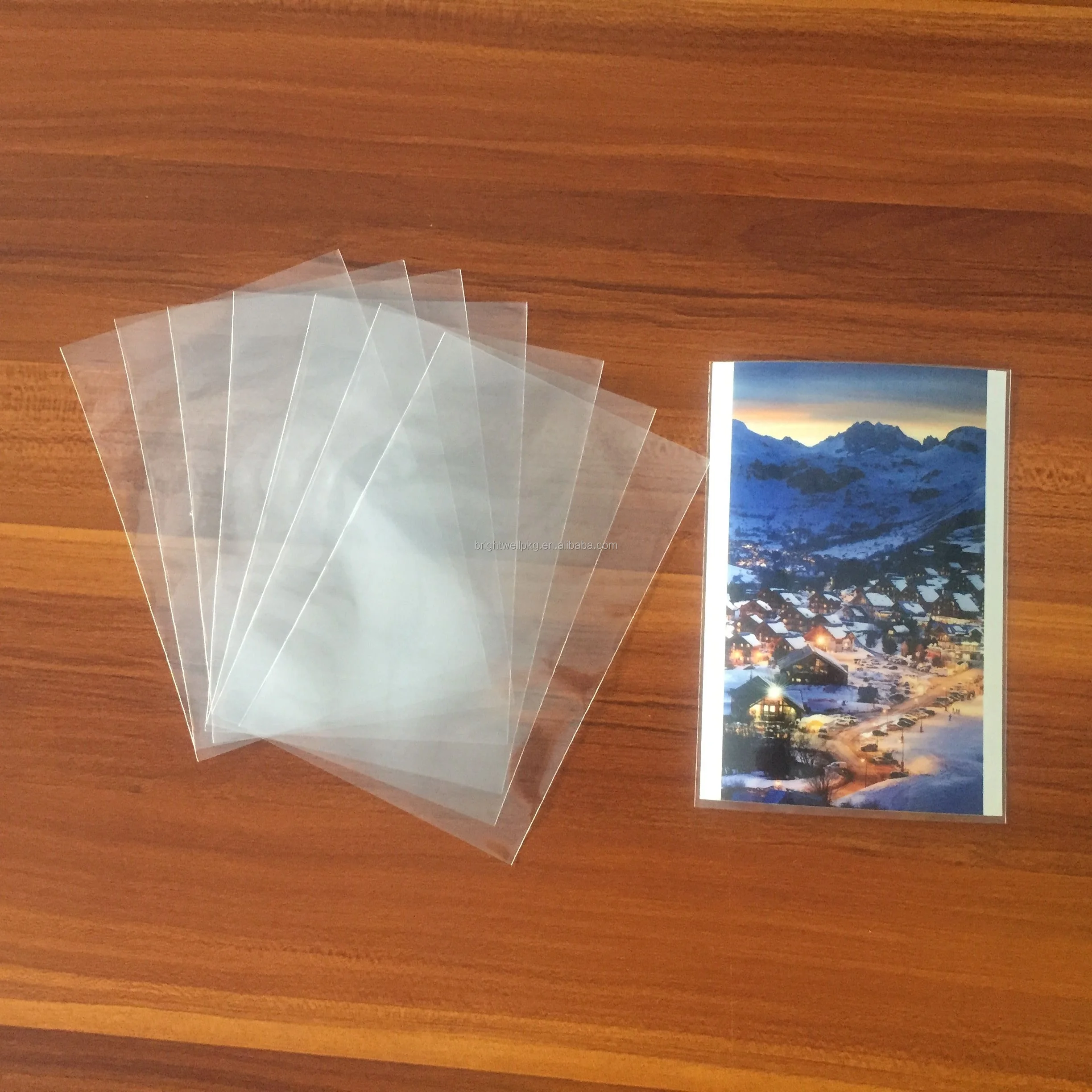 5" X 7" Soft Sleeves Acid Free No Pvc Clear Polypropylene For Photos