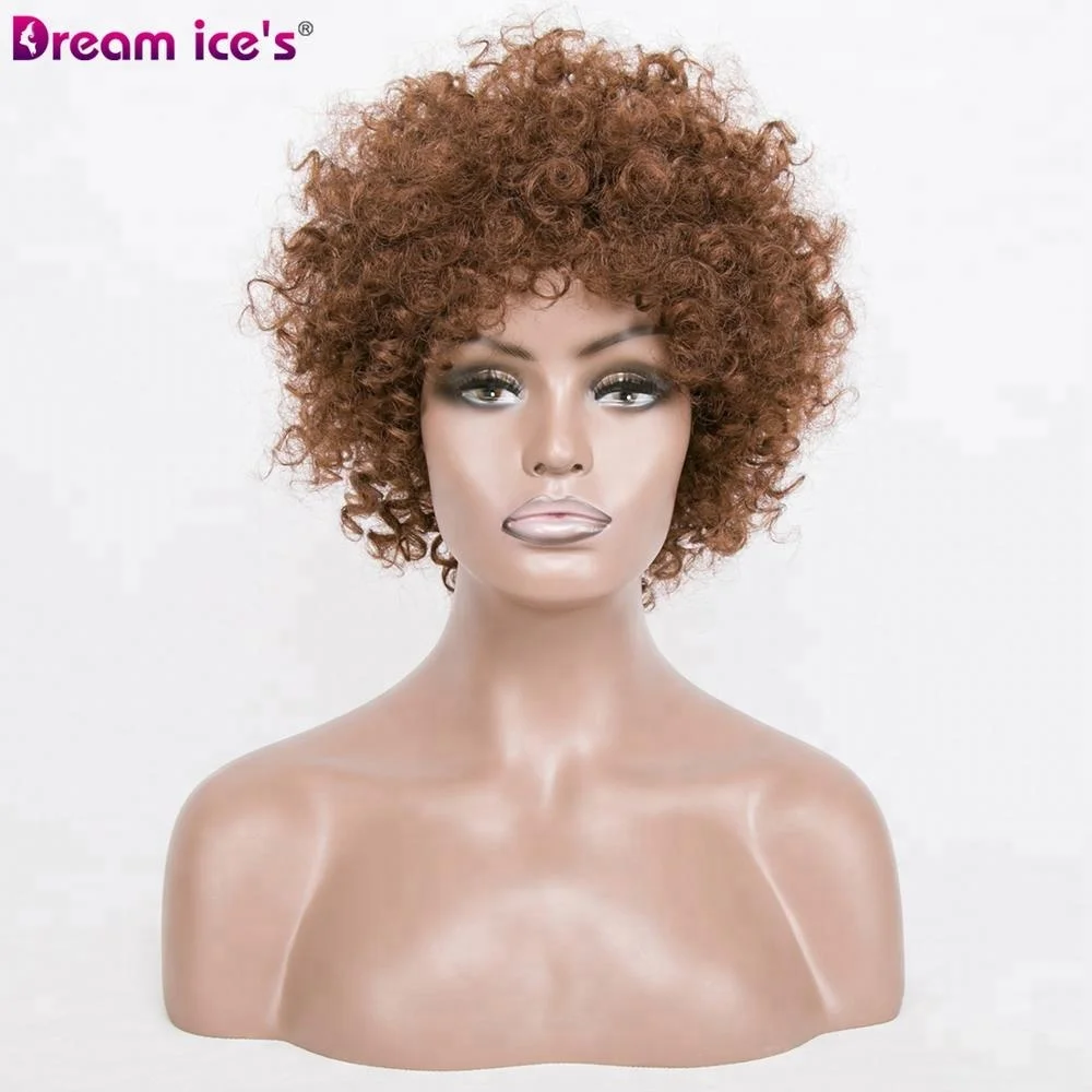 Dream.ice's New Arrival Curly Afro Fancy Dress Wig Funky Disco Clown