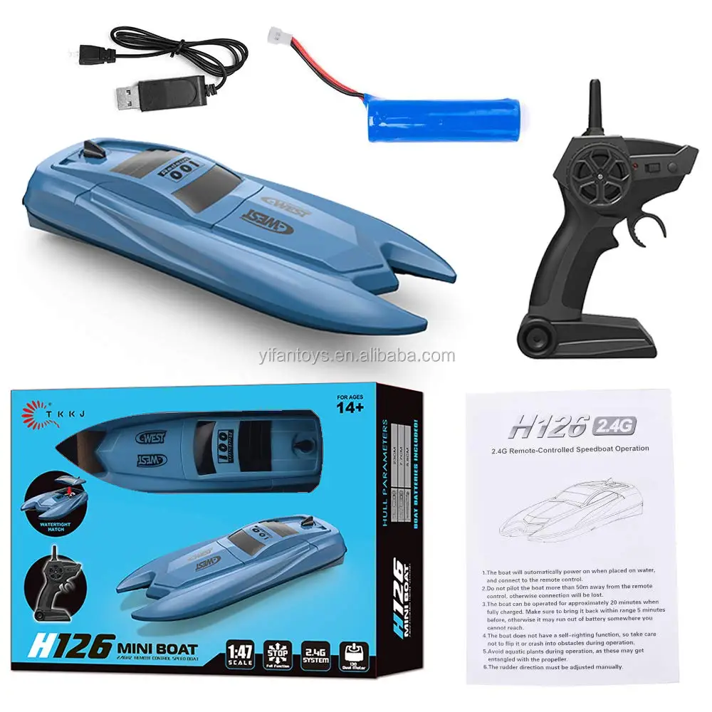 Rc Boat For Pools And Lake H126 Mini Racing Boats 2 4ghz 10km H High Speed Boat For Children Buy Racing Boat High Speed Boat Rc Boat Product On Alibaba Com