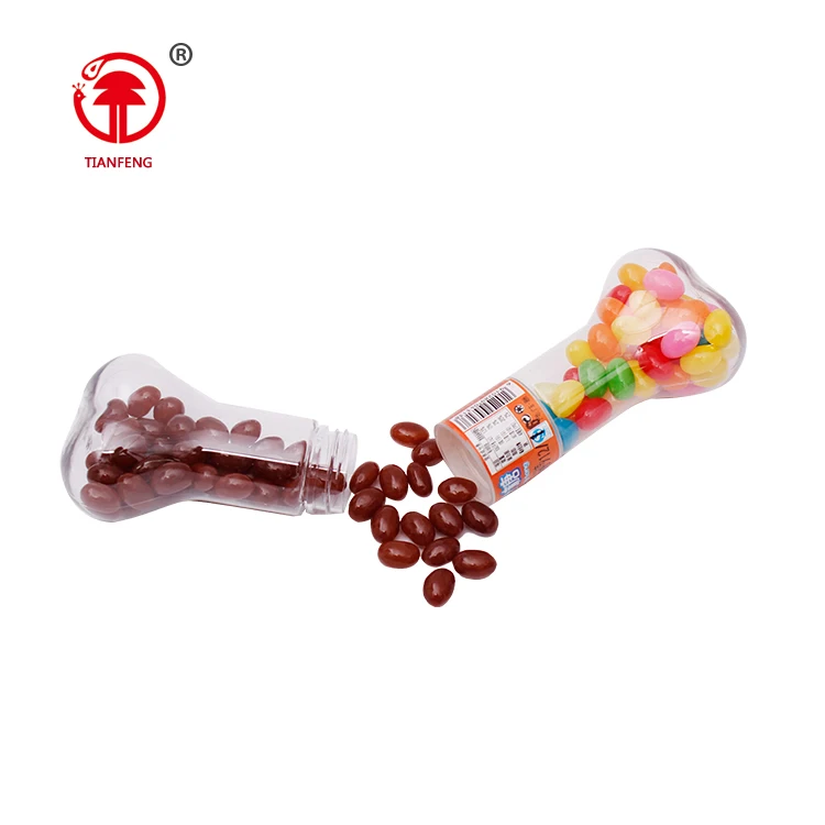 Bone Jelly Bean Candy Shape Tablet Candy With Toy Candy With Toy For