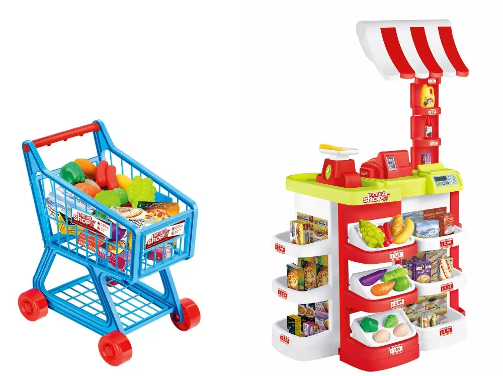 kids supermarket play set