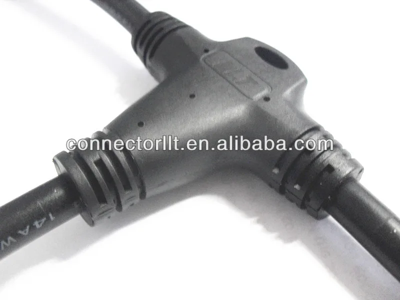 Waterproof T Connector 3-way Wire Splitter - Buy Straight  