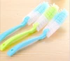 Long handle cup brush plastic decontamination bottle brush