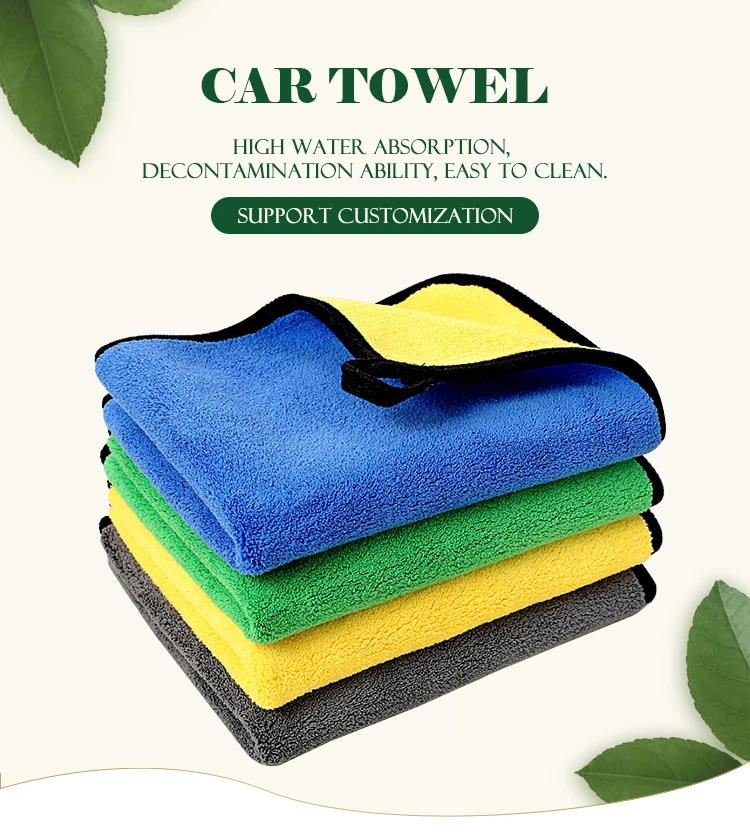 Multifunction 30*40cm 900 Gsm Thicken Cleaning Cloth Car Detailing ...