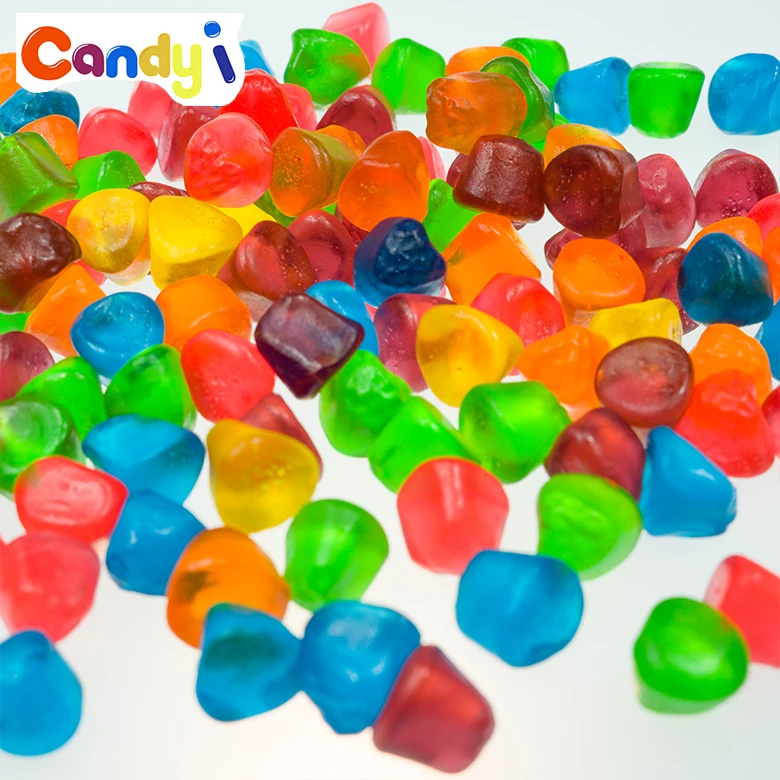 hot sale colorful oil coated bullet shaped gummy jelly sweet