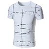 2017 fashion cotton t shirt graphic design print distressed t shirts,t shirts manufactures China