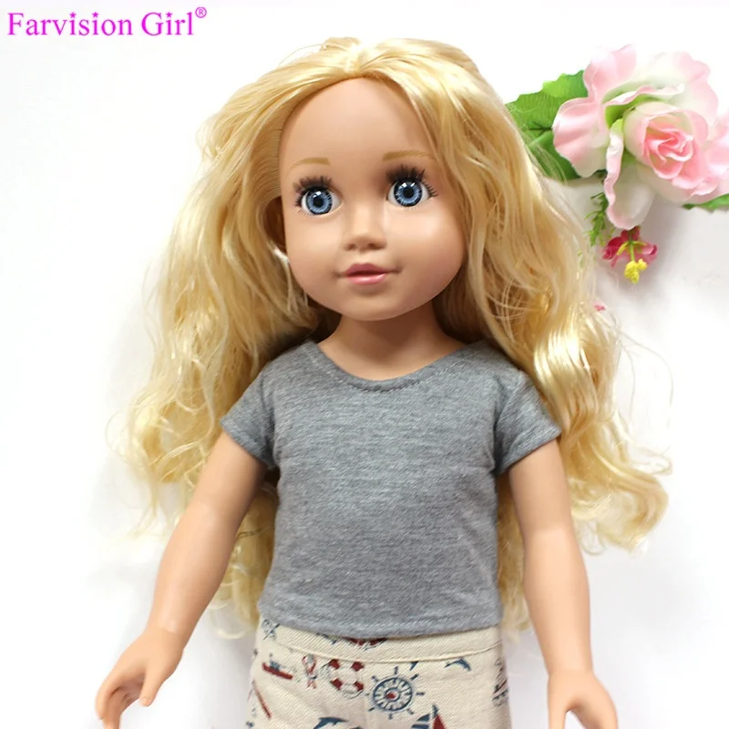 China Fashion Doll With Blond Hair Kids Love 18 Inch Fabric Doll Buy