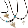 2019 wholesale vintage jewelry top quality shark tooth necklace bracelet women