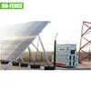High Security 12x12 m 1.8m high hot dip galvanized 3D Welded Mesh Fence Telecom Tower boundary Fence