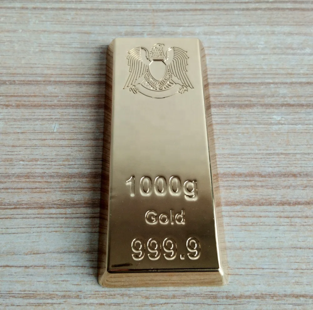 Factory Price New Cheap Custom Gold Bars 24k Plated Wholesale (not Real