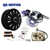 100KM/H QS 260 12'' 3000W Hub Motor For Electric Scooter Motorcycle Conversion Kits With Programmable Controller Kelly KLS7230H