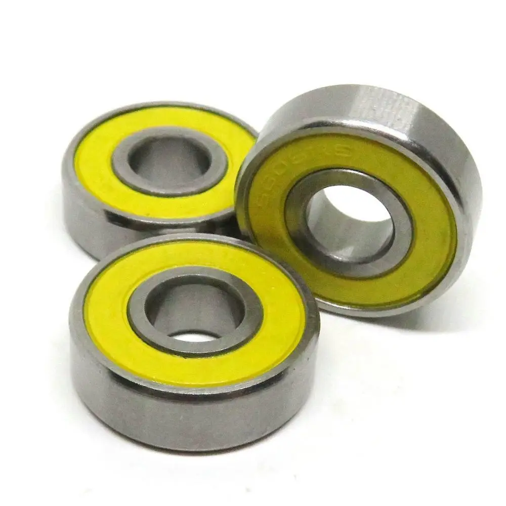 608-2RS & 608-ZZ Skateboard Wheel Bearings Rubber & Metal Shields 