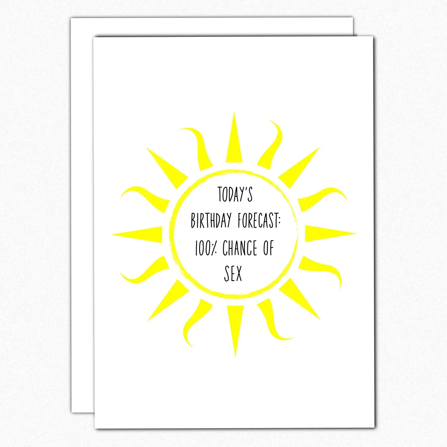 Buy Boyfriend Birthday Card 162 Todays Birthday Forecast Sexy Birthday Card Funny Birthday Card Mature Birthday Card Folded Greeting Card With Envelope Blank Inside In Cheap Price On Alibaba Com